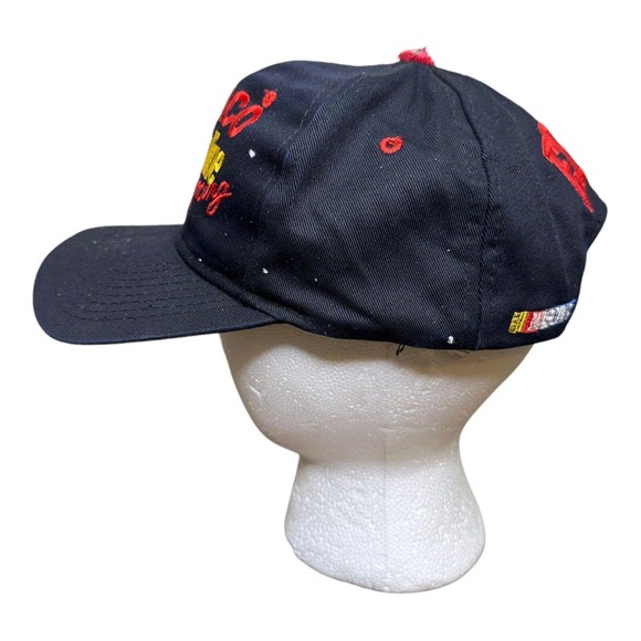 VTG Texaco Havoline Racing Hat Mens Black Snapback USA 90s NASCAR 20 Ernie Irvan - Picture 3 of 9